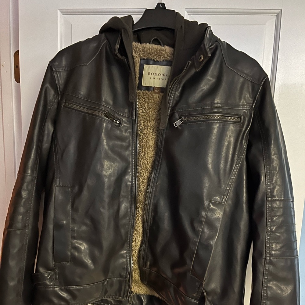 Leather jacket